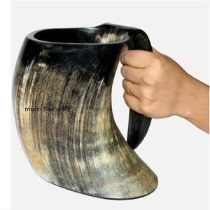 แก้วเบียร์ทำมือสไตล์ไวกิ้งแอฟริกันทำมือปรับแต่งโลโก้ได้ - Product Image 1