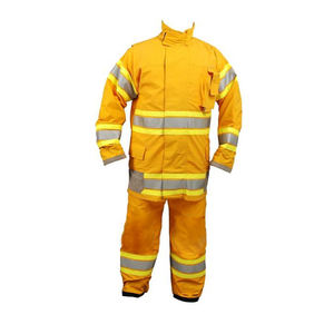 Combinaison de pompier antistatique en Meta Aramide IIIA, imperméable, 4 couches, respirante, deux pièces, vêtements de sécurité EN ISO11612 ASTMD6413 - Product Image 1