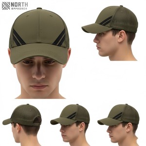 หมวกเบสบอลผ้าคอตตอนขนาดพลัสไซส์หมวกน้ำหนักเบาออกแบบได้ตามต้องการ - Product Image 5