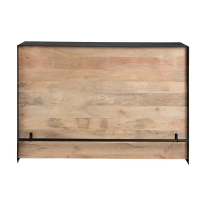 Armoire bar en bois de manguier et métal - Product Image 1