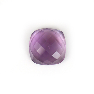 Cojín de amatista natural con forma de cabina, piedras preciosas sueltas, fabricación de joyas calibradas semipreciosas, Color púrpura certificado - Product Image 1