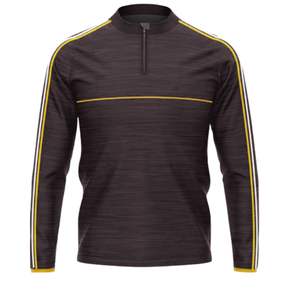 Mélange de qualité supérieure personnalisé GAA demi-haut zippé football gaélique 1/4 haut zippé 100% polyester GAA maillots - Product Image 1