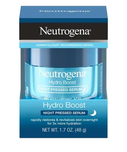 Neutrogena Hidratante Facial Hydro Boost con Ácido Hialurónico para Piel Seca, Loción Facial de Gel de Agua sin Aceite y No Comedogénica