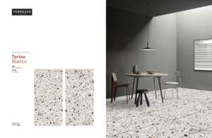Carreaux de porcelaine de qualité supérieure TORINO BLANCO TERRAZZO LOOK CARVING SURFACED - Product Image 3
