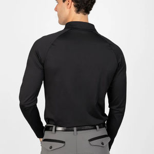 Camiseta de equitación de manga larga para hombre, de secado rápido, transpirable, para entrenamiento ecuestre, venta al por mayor de fábrica - Product Image 6