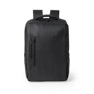 Zaino in similpelle Ladian personalizzato con accessori per articoli promozionali - Product Image 1