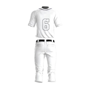Uniforme d'entraînement de baseball unisexe Ensemble chemise et pantalon à boutons à manches courtes Respirant à séchage rapide évacuation de l'humidité personnalisable Pakistan - Product Image 2