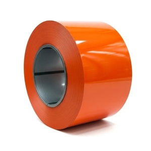 Bobine d'acier galvanisé prélaqué PPGI GP250 Grade Z81-Z120 Revêtement BS 120 GSM-0.45X900 MM Mi-dur RAL2008 Orange Toiture - Product Image 1