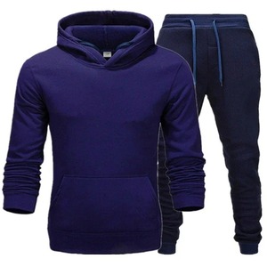Conjunto básico de sudaderas con capucha de lana y pantalones de chándal para hombre, conjunto de chándal al por mayor, ropa deportiva, chándales, conjunto Unisex para correr Homme - Product Image 6
