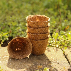 Panier en fibre de coco très demandé, plusieurs tailles, pots en tourbe de coco pour paniers muraux, jardinières décoratives - Product Image 2