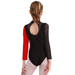 ชุดรัดรูปเล่นยิมนาสติกสำหรับผู้ใหญ่ชุดรัดรูปผ้าโลหะระบายอากาศทนทานใส่สบายผ้าโพลีเอสเตอร์ออกแบบโลโก้ได้ตามต้องการ - Product Image 2