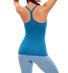 Camiseta sin mangas de secado rápido ecológica personalizada para mujer |   Ropa Deportiva sin Mangas para Gimnasio, Yoga y Entrenamiento, OEM ODM |   Marca Privada - Product Image 6