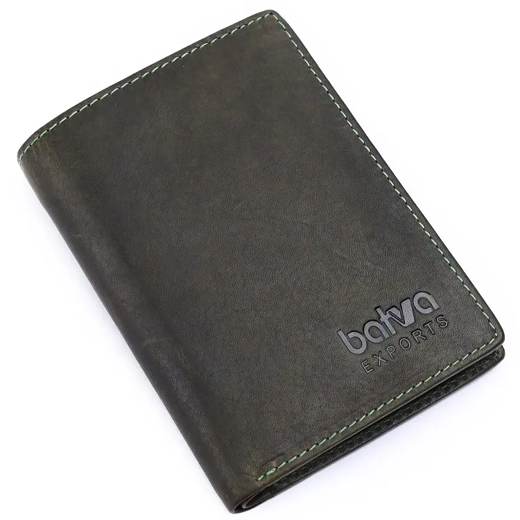 Leading Supplier of Good Quality Best Selling Stylish Look Genuine Leather Wallet for Men with RFID Protection