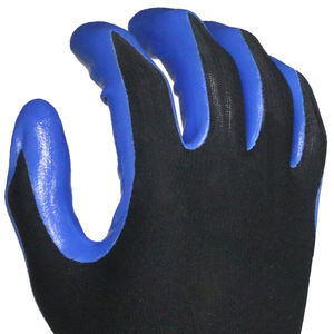 Gants de travail MaxiTough en nitrile 13G, <span class=keywords><strong>coque</strong></span> en <span class=keywords><strong>polyester</strong></span>, revêtement lisse en nitrile, protection de sécurité, gants de travail personnalisés pour l'exploitation minière, le jardinage - Product Image 3