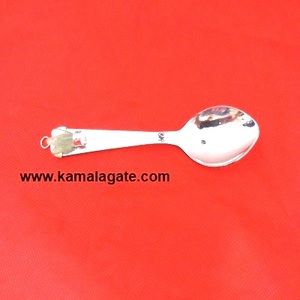 Vente en gros angélique guérison naturelle Lapiz Lazuli Agate Cuillères artisanales Pierre semi-précieuse en vente! - Product Image 4
