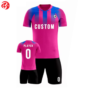 Camiseta de fútbol colorida personalizada más vendida, ropa deportiva de entrenamiento de secado rápido, camisetas de fútbol con estampado único/uniformes de ropa - Product Image 3