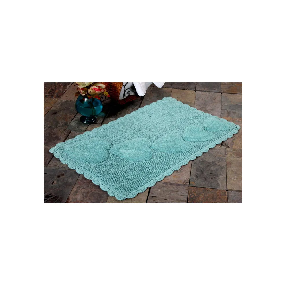 100% Cotton Anti-Slip Bath Mats With Lace Available in All Size and customize Handmade color available Direct at Factory Price