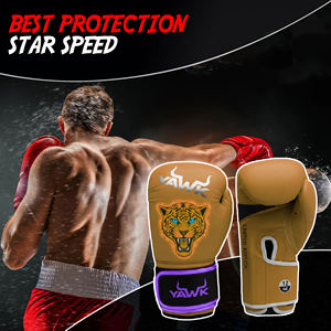 Gants de boxe professionnels personnalisés en gros, 6oz 8oz 10oz 12oz, cuir PU, MMA, kickboxing, gants de frappe pour l'entraînement - Product Image 2