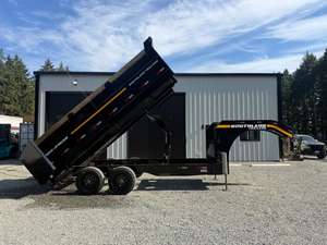2026 7X16 GOOSENECK Heavy Duty Dump <b>Trailer</b> <b>Farm</b> <b>Trailers</b> Dual Axle Tandem <b>Trailer</b> Hydraulic Dump Body for Construction - Product Image 2