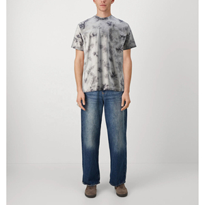 T-shirt à manches courtes tie-dye pour homme, coupe classique, 100% coton, col rond, jersey décontracté, Trackstar, étiquette privée OEM, TSI-G05-P0156 - Product Image 4