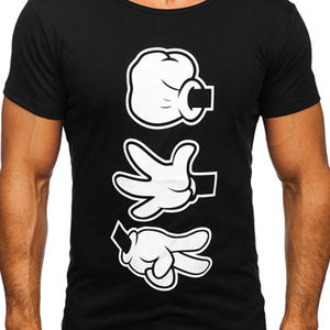 T-shirt streetwear pour homme, style graffiti personnalisé, style urbain, écologique, respirant, coupe ample, hip-hop, épaules tombantes, 100% - Product Image 2