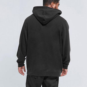 Solid Color Custom Design Puff Printing High Quality Cotton Plain Pullover Men's Slim Fit Street Wear Hoodies & <b>Trouser</b> - Product Image 3