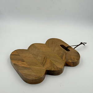 Tabla de Cortar de Madera de Acacia con Tira de Cuero, Versátil y Elegante, Perfecta para Cortar Frutas, Verduras y Carne - Product Image 6