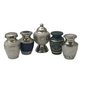 Urnas de decoración para el hogar, recuerdo pequeño de varios colores, urnas de cremación de Metal para cenizas humanos, urna conmemorativa, suministros funerarios baratos - Product Image 4