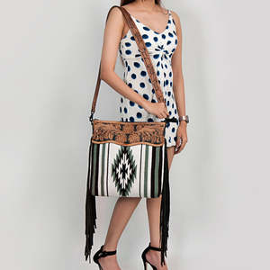 2023ใหม่กระเป๋าหนังอานผ้าห่มหนังแท้พร้อมเครื่องมือ, กระเป๋าคาดลำตัวกระเป๋าสลิงตะวันตก - Product Image 5