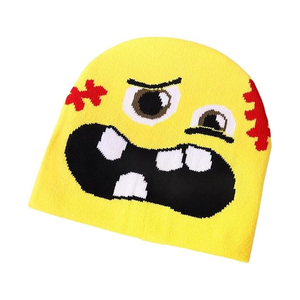 Bonnet en tricot personnalisé pour l'hiver Vente en gros Mode Bonnet Chaud Bonnets en tricot Logo brodé pour la vente au détail et les marques - Product Image 5