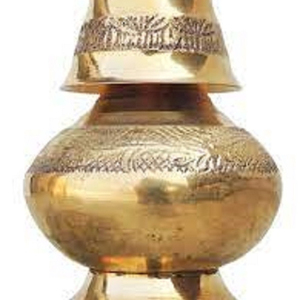 งานฝีมือทองเหลือง Aftaba ด้วยทองตกแต่งทองเหลือง Aftaba เคลือบ - Product Image 1