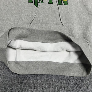 Custom Reversible Hooded Oversized Cotton Double Layer Streetwear 500 GSM Embroidered Blank Acid Wash Zip up Hoodie Men - Product Image 4