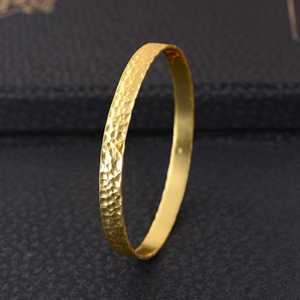 Bracelet pour femme en acier inoxydable plaqué or 18 carats, étanche, non terni, bracelet jonc, bracelet pour cadeau d'anniversaire - Product Image 6