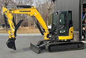 LIVRAISON GRATUITE  MINI-EXCAVATRICE YANMAR ViO45-6A 39 CV CLIMATISATION/CHAUFFAGE INCLUSES, BAGUES DE 12, 24, 32 POUCES, APPROUVÉE EPA CE, POURCHER ÉLECTRIFIÉ, 2 VITESSES, PLC - Product Image 4