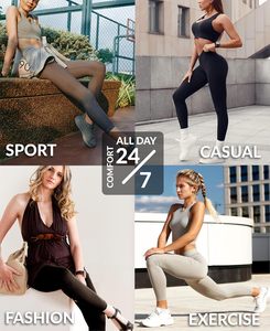 Leggings pour femmes Pure Comfort, tricot doux, respirant, texture douce, extensible, maintien, contrôle de la forme, ajustement doux, mouvement quotidien - Product Image 6