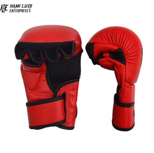 Guantes de entrenamiento MMA Tamaño personalizado 12OZ 14OZ 16OZ Guantes para adultos Pu Cuero - Product Image 6