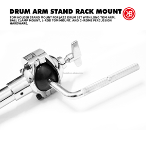 Beatello JBK Percussion Instrument <span class=keywords><strong>Tom</strong></span> Titulaire Tambour <span class=keywords><strong>Tom</strong></span> <span class=keywords><strong>Suspension</strong></span> Tambour Titulaire Stand Pince pour Batterie Ensemble - Product Image 2