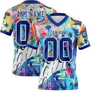 Maillots de football personnalisés pour hommes, femmes, jeunes, garçons, filles, chemises de sport personnalisées, uniformes d'équipe - Product Image 5