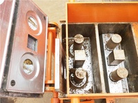Machine à briques en terre cuite manuelle LY2-40, briques en terre compressée, briques autobloquantes, bloc creux en ciment, faible coût, support YOUJU