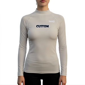 Camiseta de Protección Solar de Manga Larga con Serigrafía Personalizada, Color Personalizado, UPF50, Secado Rápido, Compresión para Surf, Fabricante de Fábrica, OEM, ODM - Product Image 2