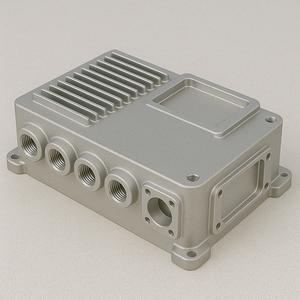 Boîtier de commande en aluminium usiné CNC personnalisé, pièces de fraisage et de tournage de précision pour l'automatisation industrielle, les machines et les équipements - Product Image 2