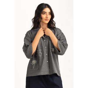 Camisas Casuales de Popelina Transpirable para Mujer con Logotipo Bordado, Cuello Mao, Talla XL, para Primavera/Verano, Ropa de Oficina, Suministro ODM - Product Image 4