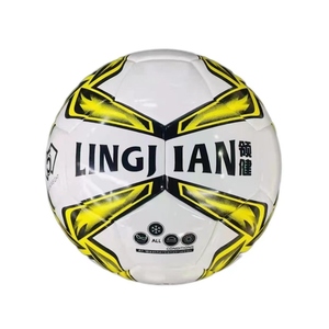 ลูกฟุตบอลหนังพีวีซีคุณภาพสูงอย่างเป็นทางการ5ลูกฟุตบอลแบบผูกด้วยความร้อนออกแบบโลโก้ได้ตามต้องการ - Product Image 4