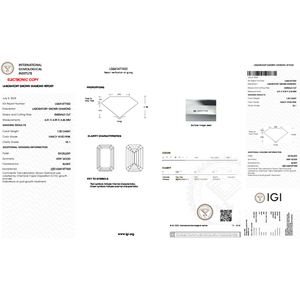 ANSTER customed Fine Jewelry VVS DEF taglio smeraldo da 10,47 ct anello di diamanti coltivato da laboratorio con certificati di gigi oro anello di fidanzamento - Product Image 6
