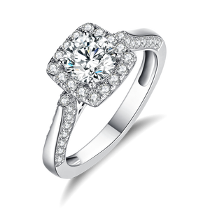 Gioielli da uomo Moissanite anello di diamanti per coppia matrimonio 925 in argento Sterling fascia di fidanzamento con pietra rotonda certificato GRA - Product Image 5
