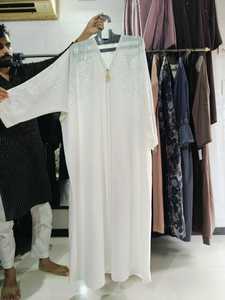 Abayas de travail en pierre brodées à la main élégantes et modestes pour femmes robes formelles de style dubaï vêtements musulmans traditionnels respirants - Product Image 2