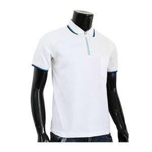 100% coton sport chemise de golf en gros nouveau polo hommes polo demi manches avec broderie d'impression personnalisée - Product Image 3