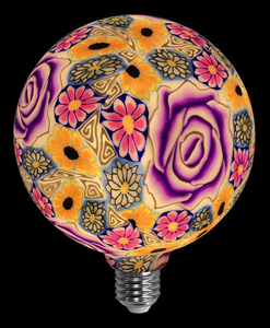 Lámpara de silicona con forma de flor violeta 4W G125 (F-Bright 2601290) - Product Image 1