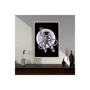 Mesa MDF de gran tamaño de 70x50cm con marco espacial de astronauta, acento de pared de impresión de calidad desteñida colorida 240 - Product Image 4