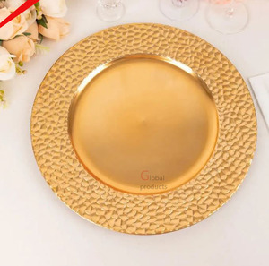 Nouveau design 2024 Plaques de chargeur en métal martelé argenté - Product Image 5